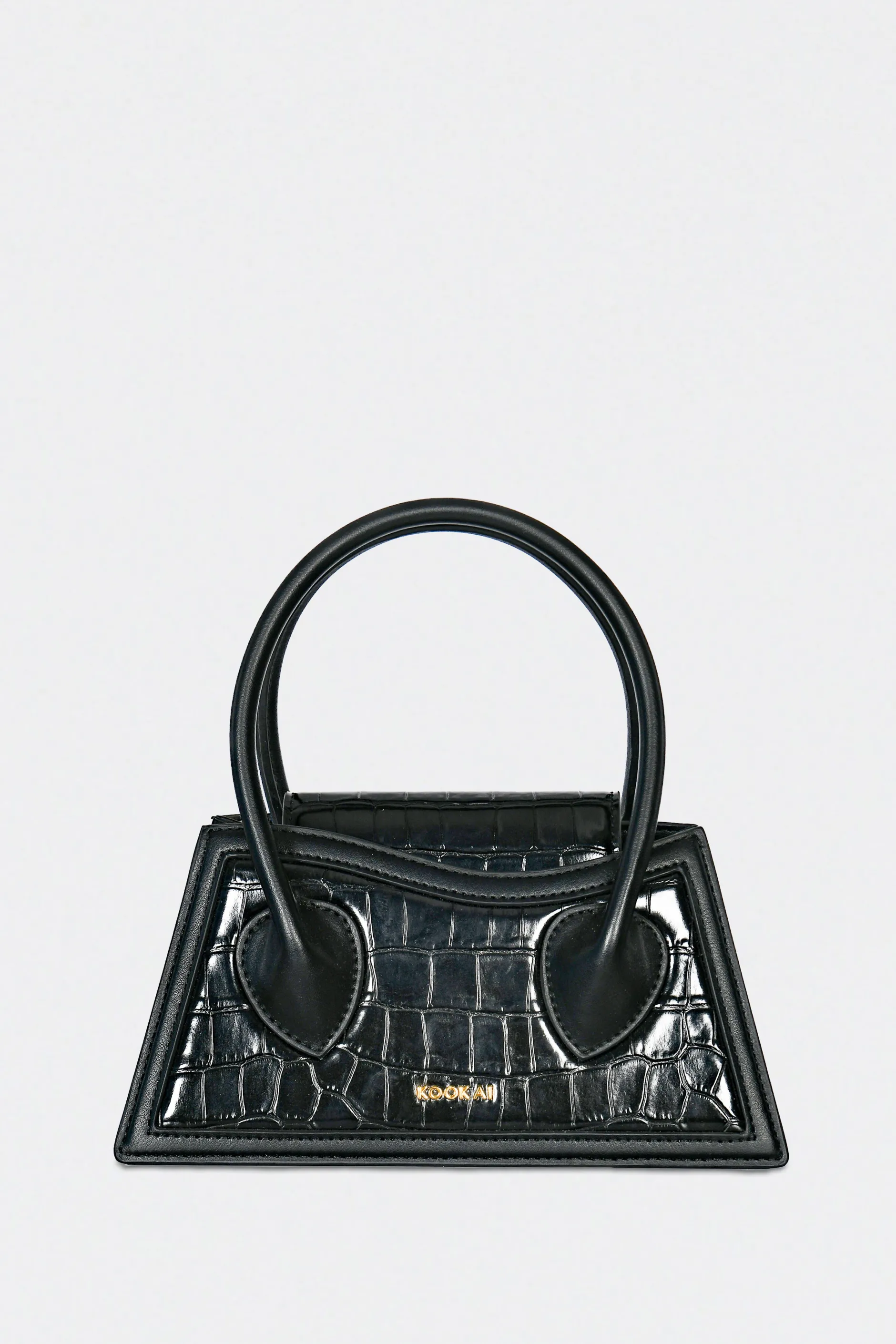 Outlet KOOKAÏ BAG TINY CROCO Black