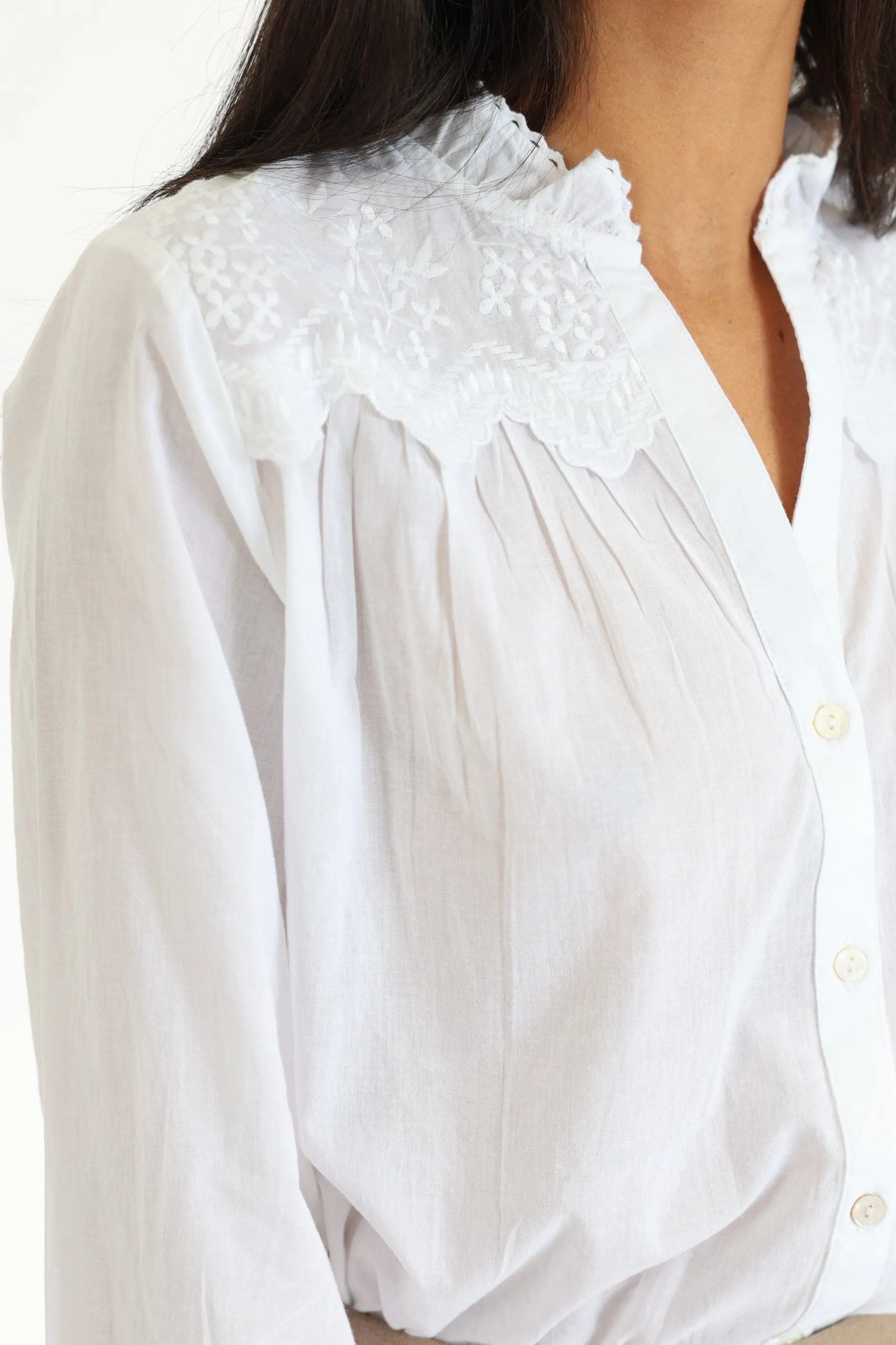 Sale KOOKAÏ BLOUSE CHEMISE CLEO Blanc