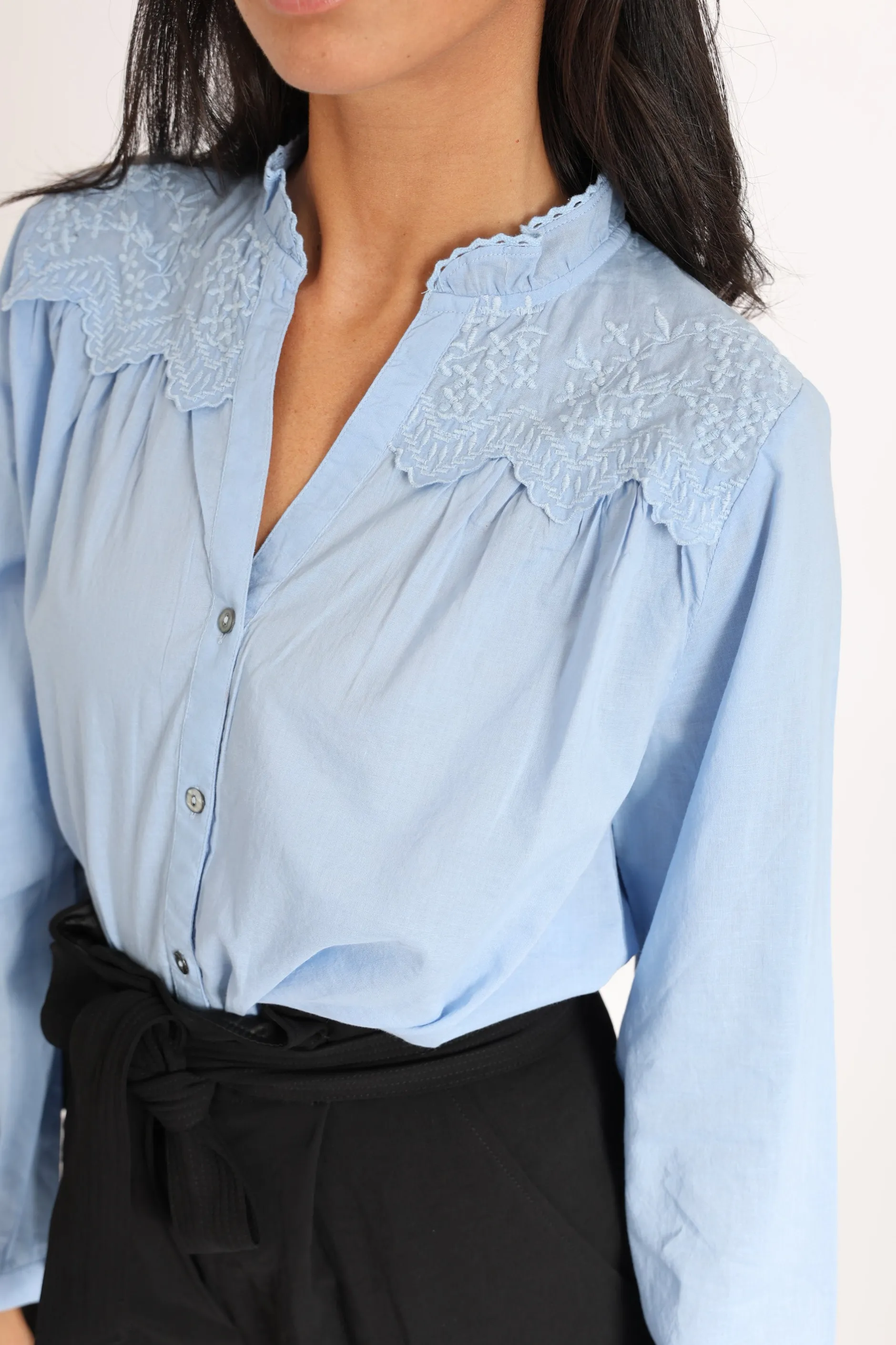Outlet KOOKAÏ BLOUSE CHEMISE CLEO Bleu