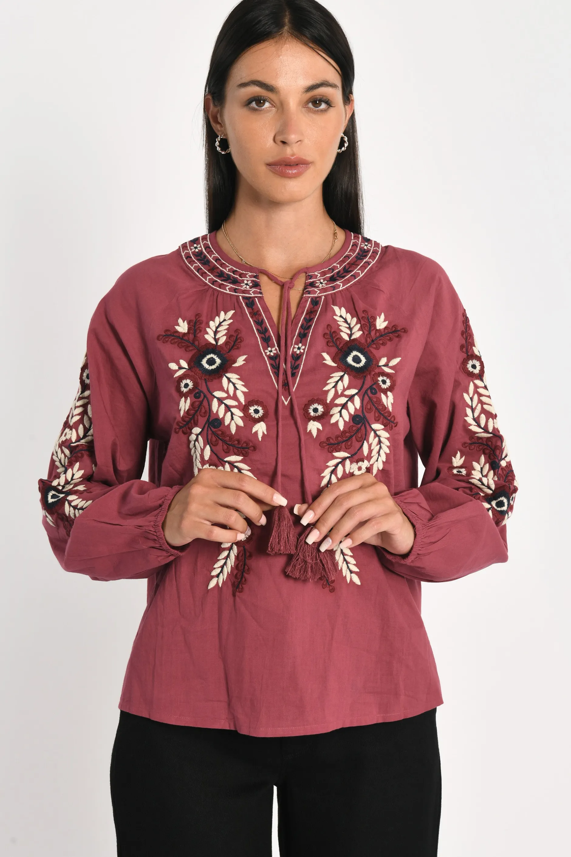 Cheap KOOKAÏ BLOUSE HANNAH BOIS DE ROSE Boisderose
