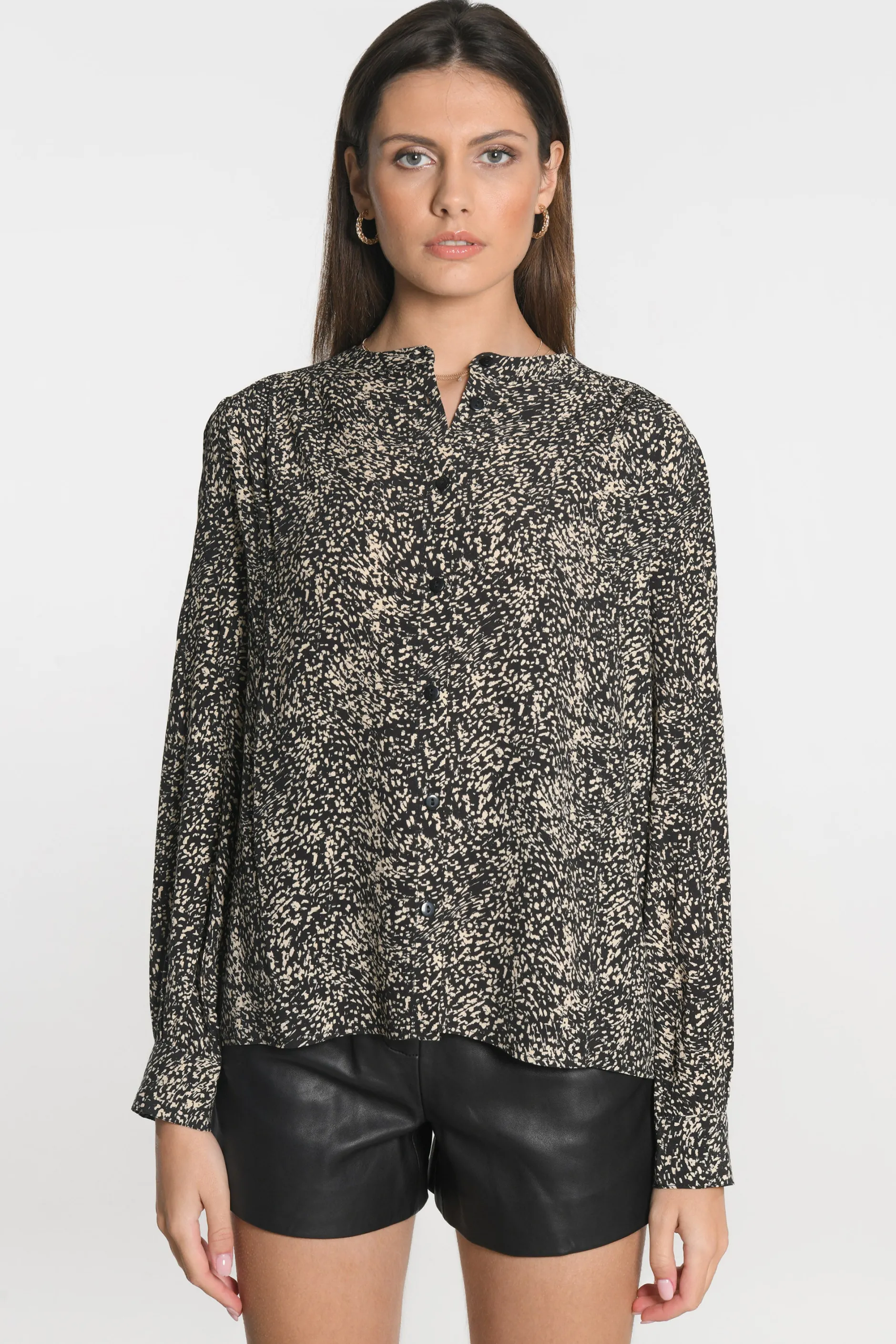 Clearance KOOKAÏ CHEMISIER BIANCA Noir