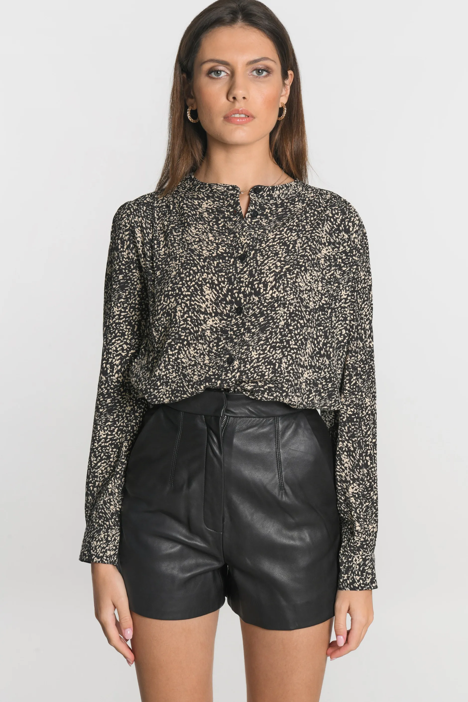 Clearance KOOKAÏ CHEMISIER BIANCA Noir