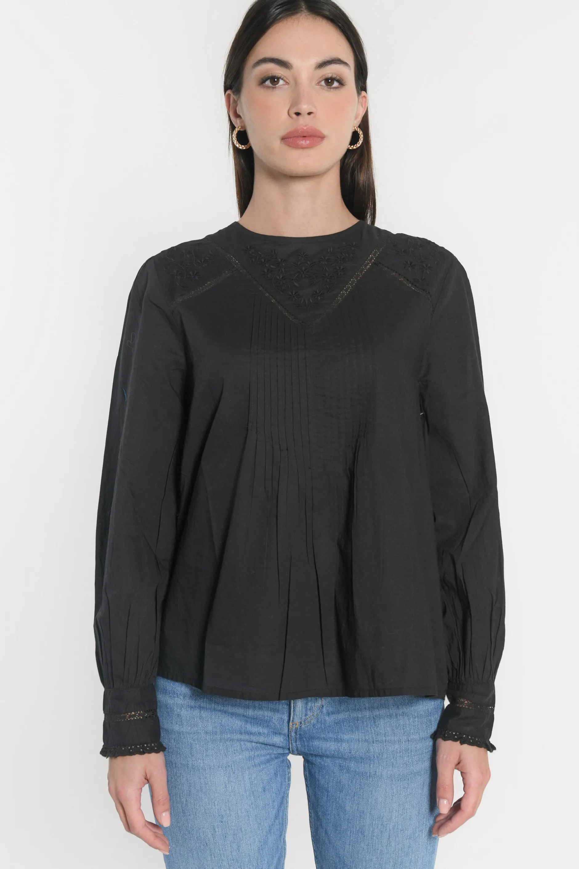 Store KOOKAÏ CHEMISIER BLOUSE HELENA Noir