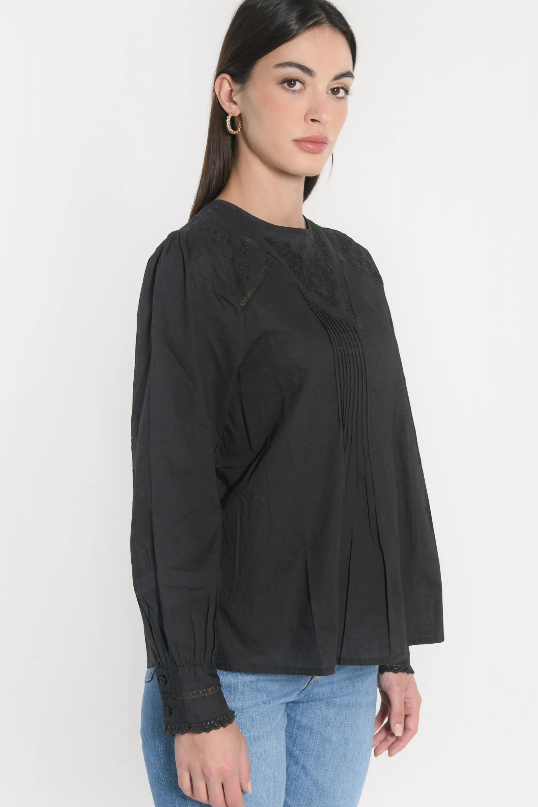 Store KOOKAÏ CHEMISIER BLOUSE HELENA Noir