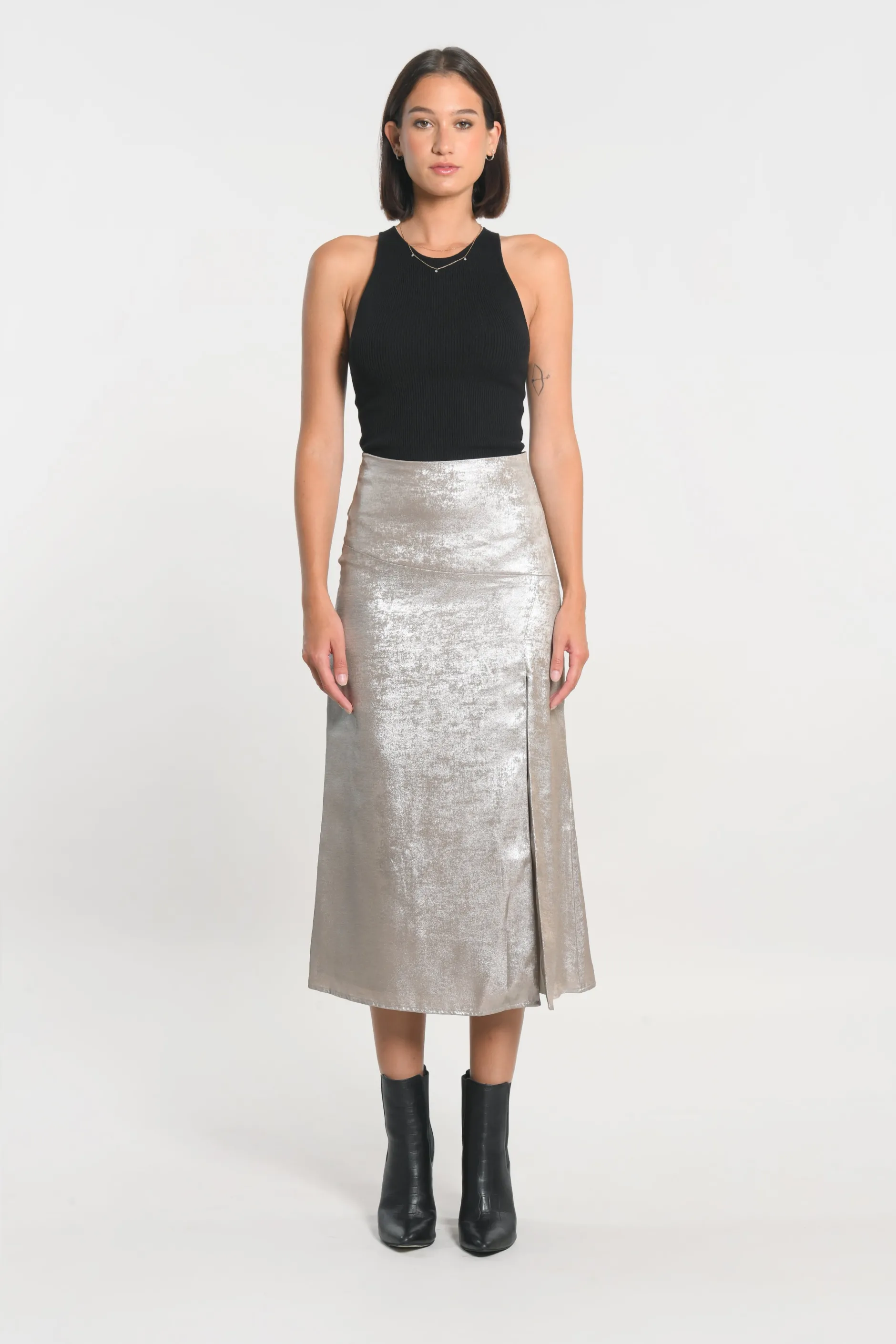 Shop KOOKAÏ JUPE IRISÉE NATALIA Champagne
