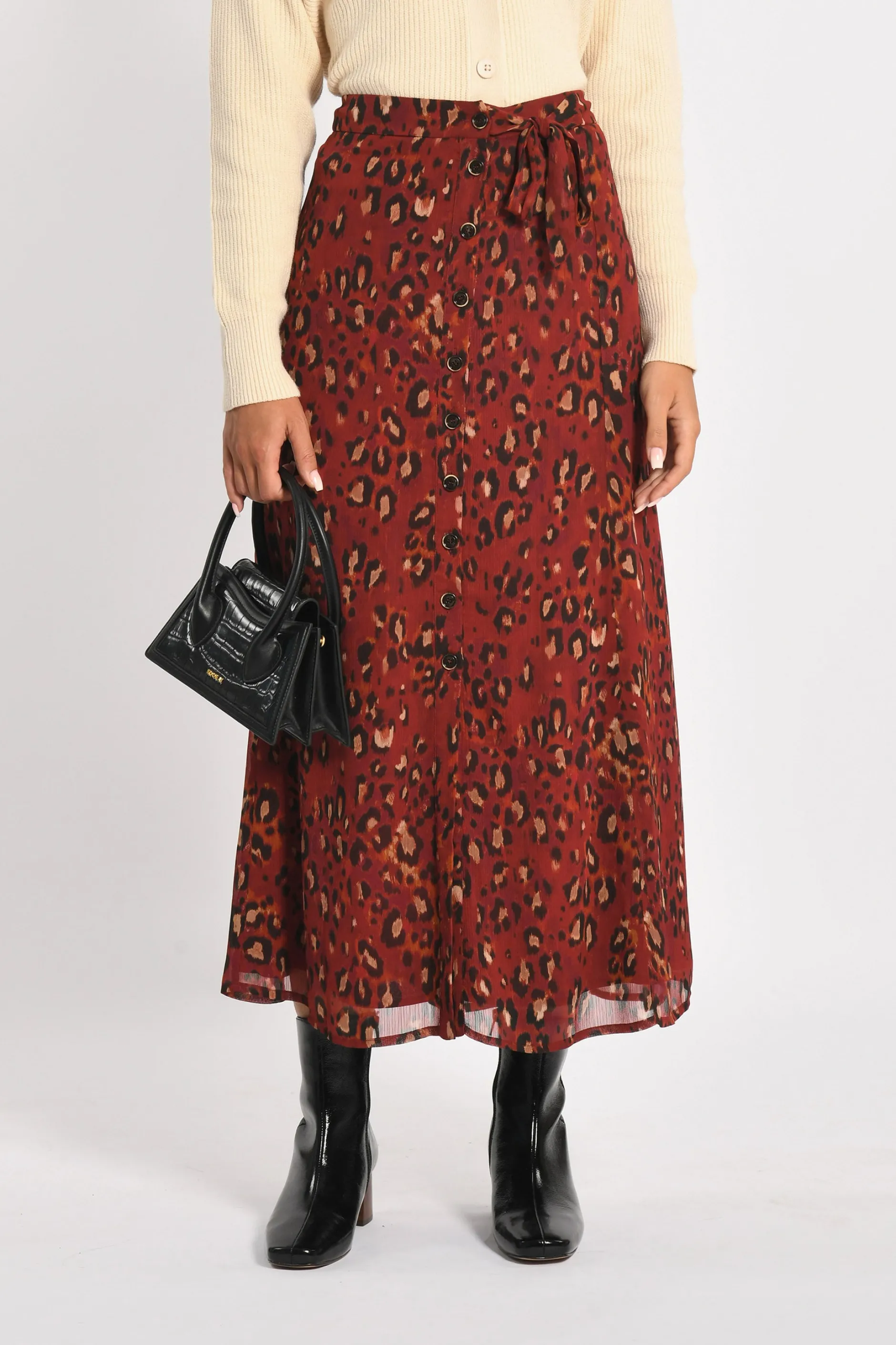 Store KOOKAÏ JUPE LONGUE LÉOPARD MINA Bordeaux