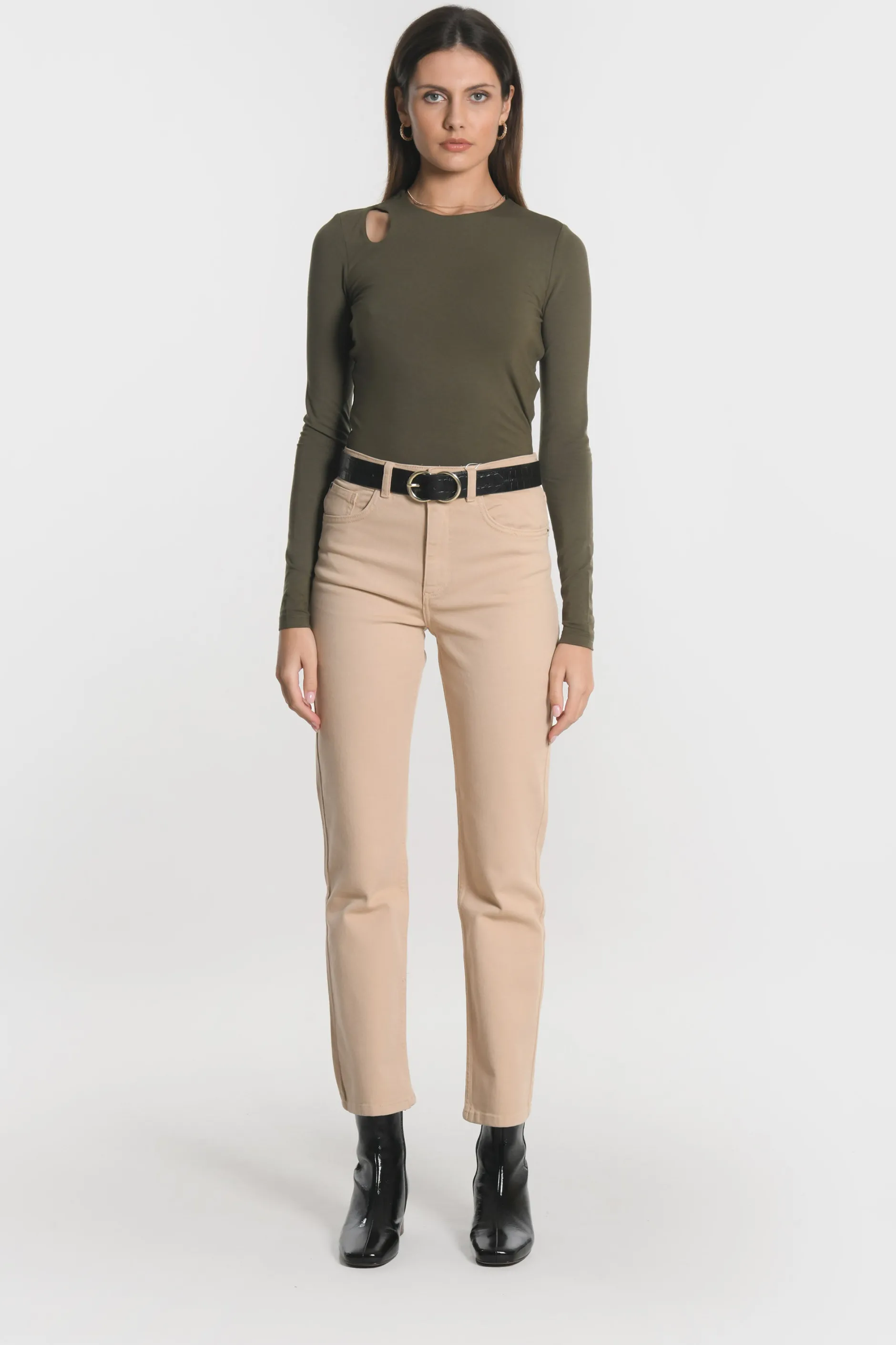 Best KOOKAÏ PANTALON CROPPED SPORTWEAR BRENDA Camel