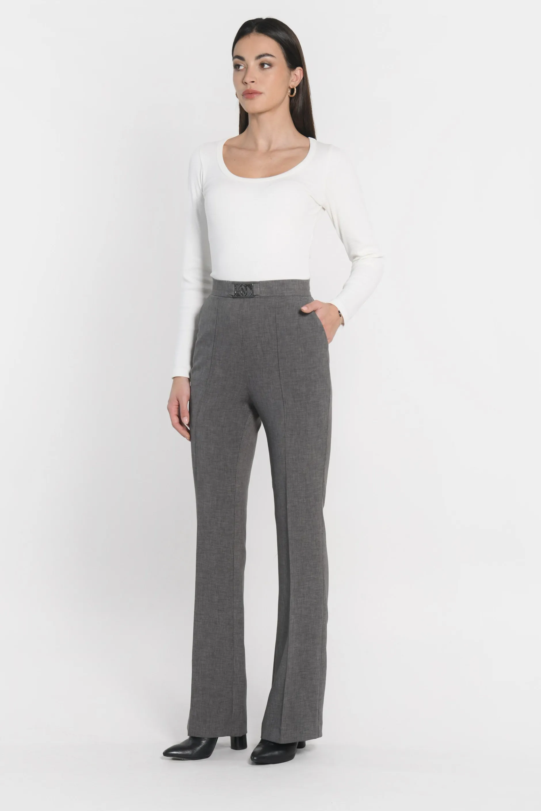 Cheap KOOKAÏ PANTALON TESSA Gris