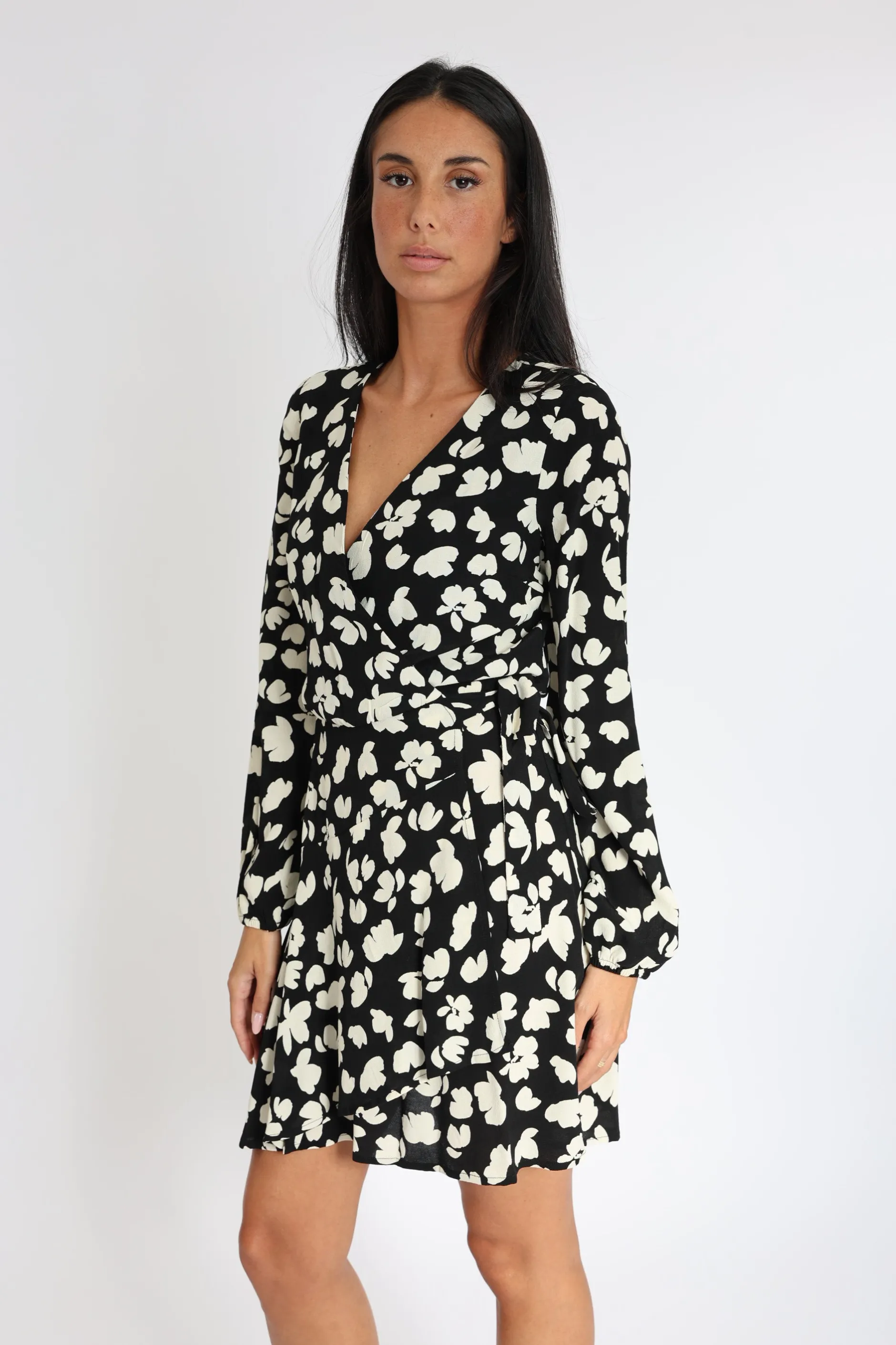 Cheap KOOKAÏ ROBE COURTE CARMEN Noir/blanc