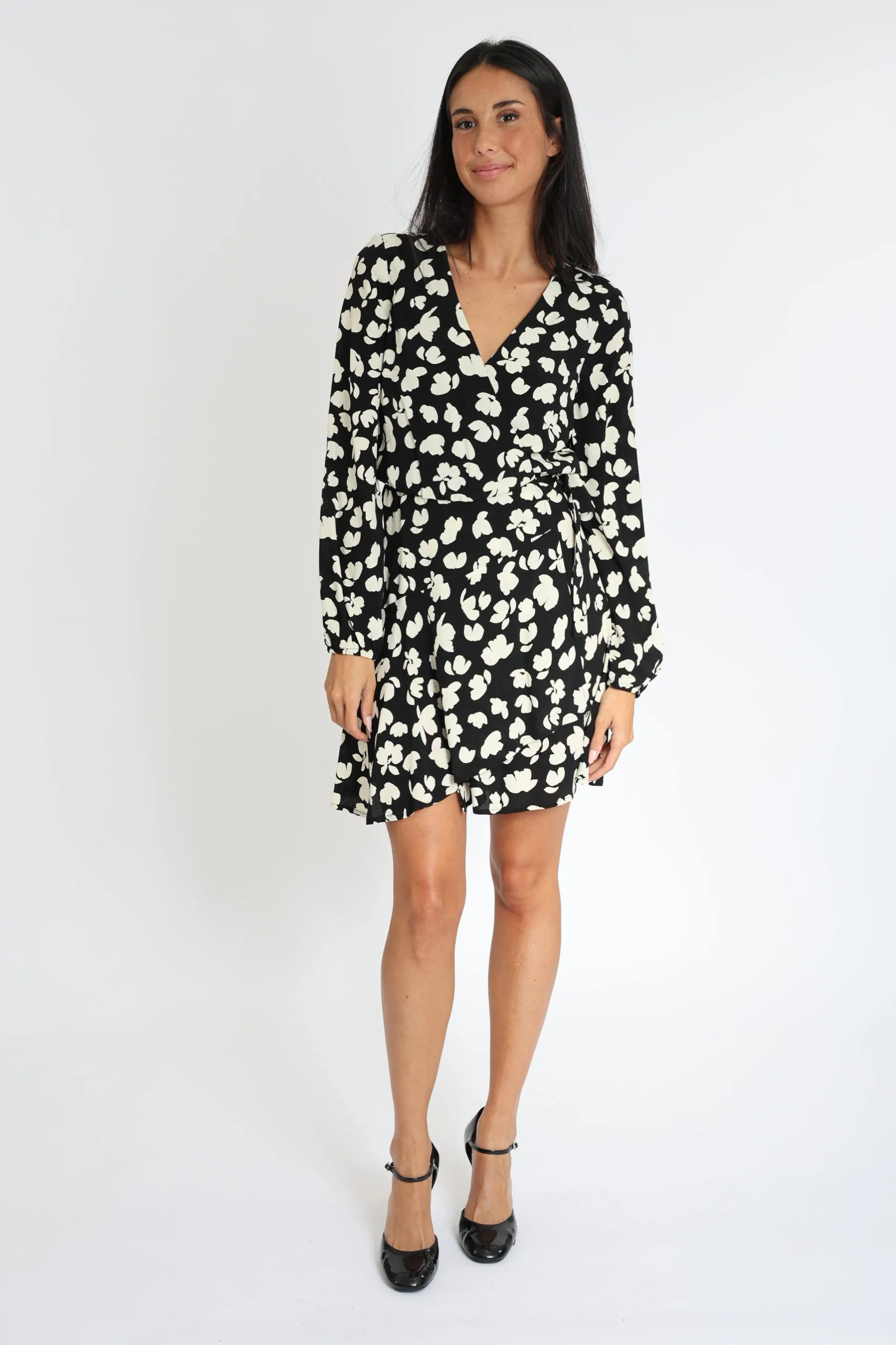 Cheap KOOKAÏ ROBE COURTE CARMEN Noir/blanc