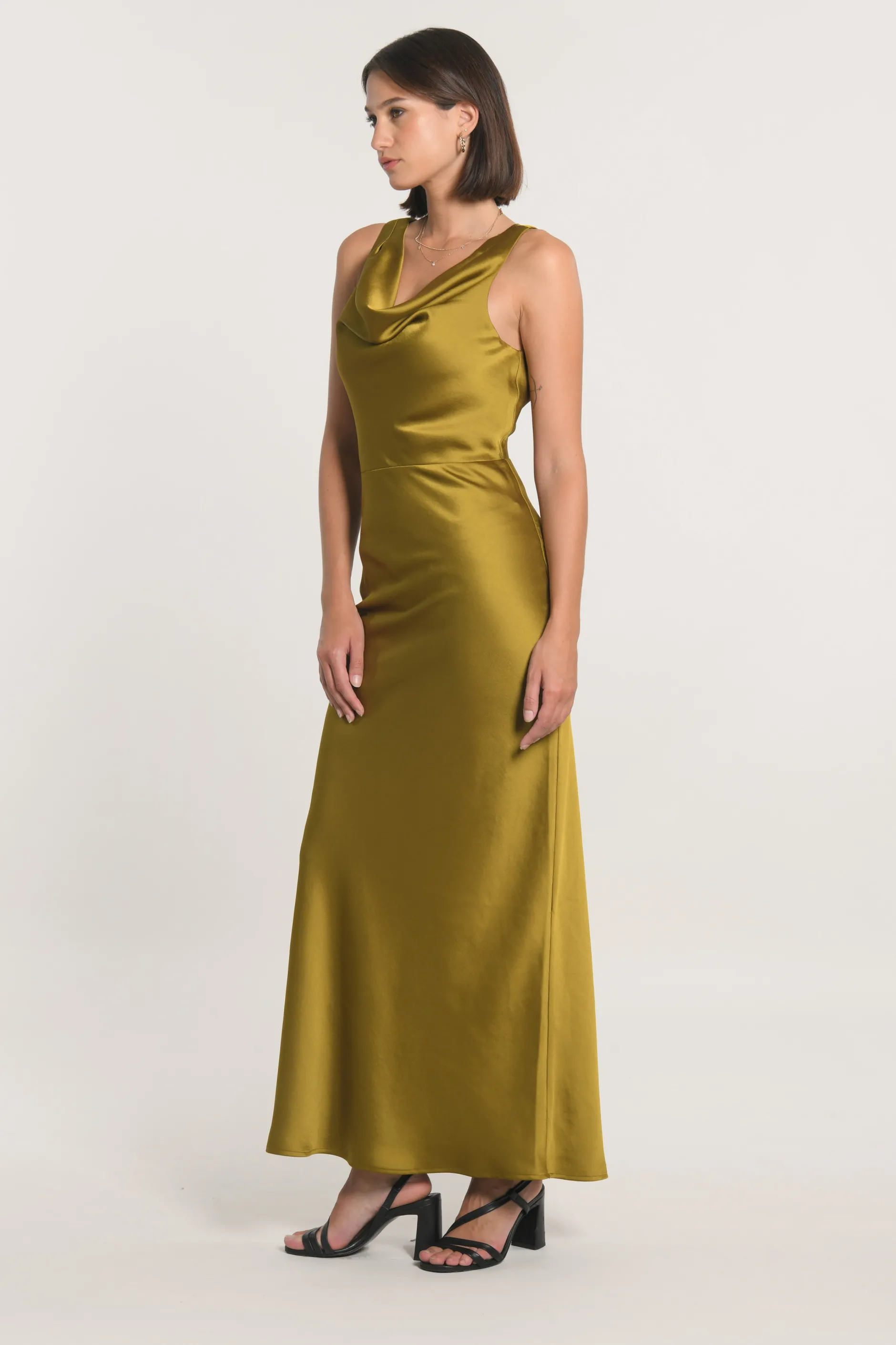 Cheap KOOKAÏ ROBE LONGUE SATIN PATTY Bronze