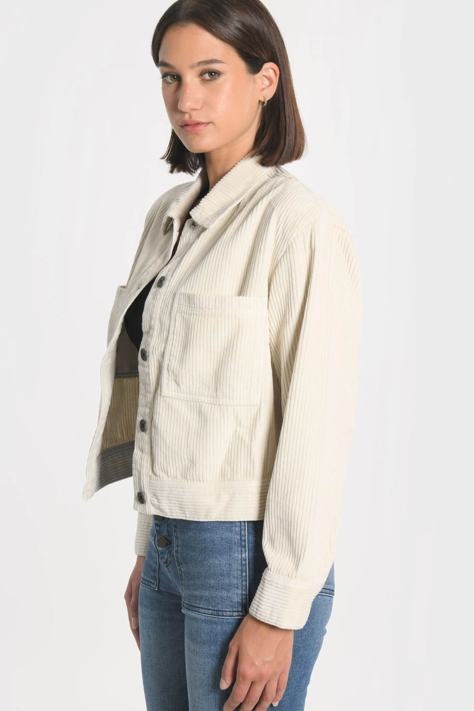 Best Sale KOOKAÏ VESTE VELOURS SUZANNE CLAIR Beige